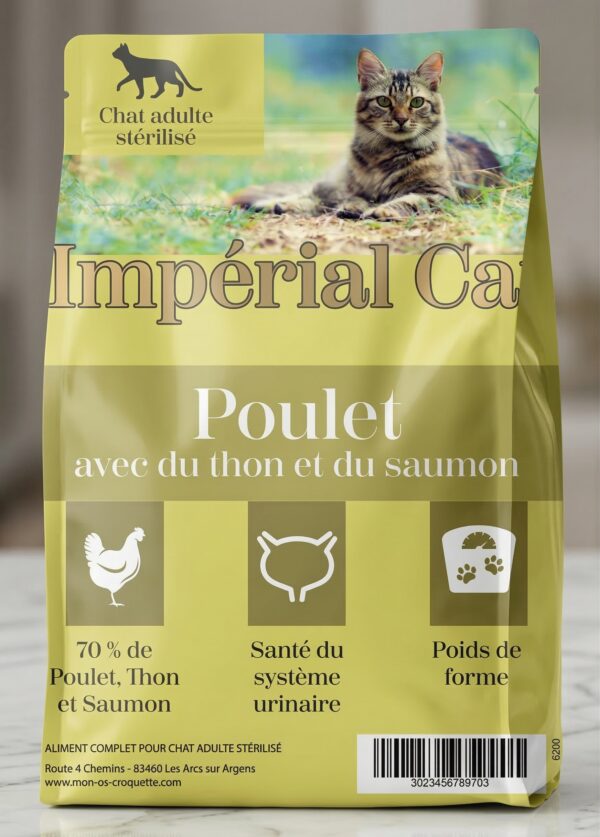 Chat adulte stérilisé — Superfoodcat Poulet, Thon & Saumon